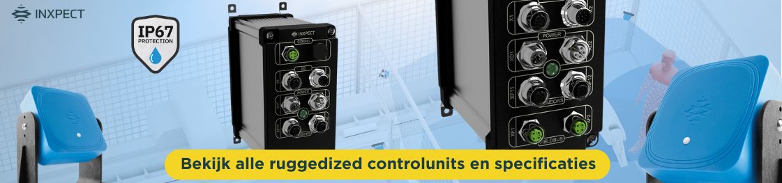 Overzicht Inxpect ruggedized controlunits